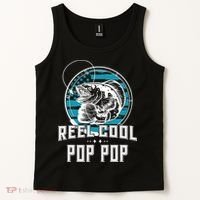 Fathers Day Tee Reel Cool Pop Pop Fishing Tank Top thumb 2