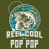 Fathers Day Tee Reel Cool Pop Pop Fishing T-Shirt thumb 7