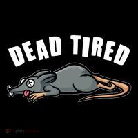 Funny Dead Tired Dead Rat Mouse Backpack thumb 2