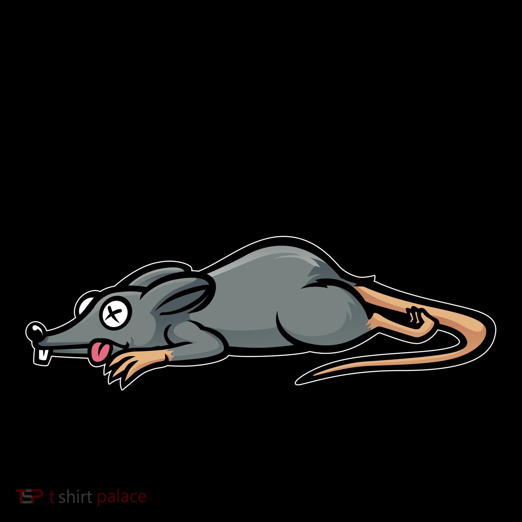Funny Dead Tired Dead Rat Mouse Coffee Mug