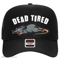 Funny Dead Tired Dead Rat Mouse Hat thumb 0