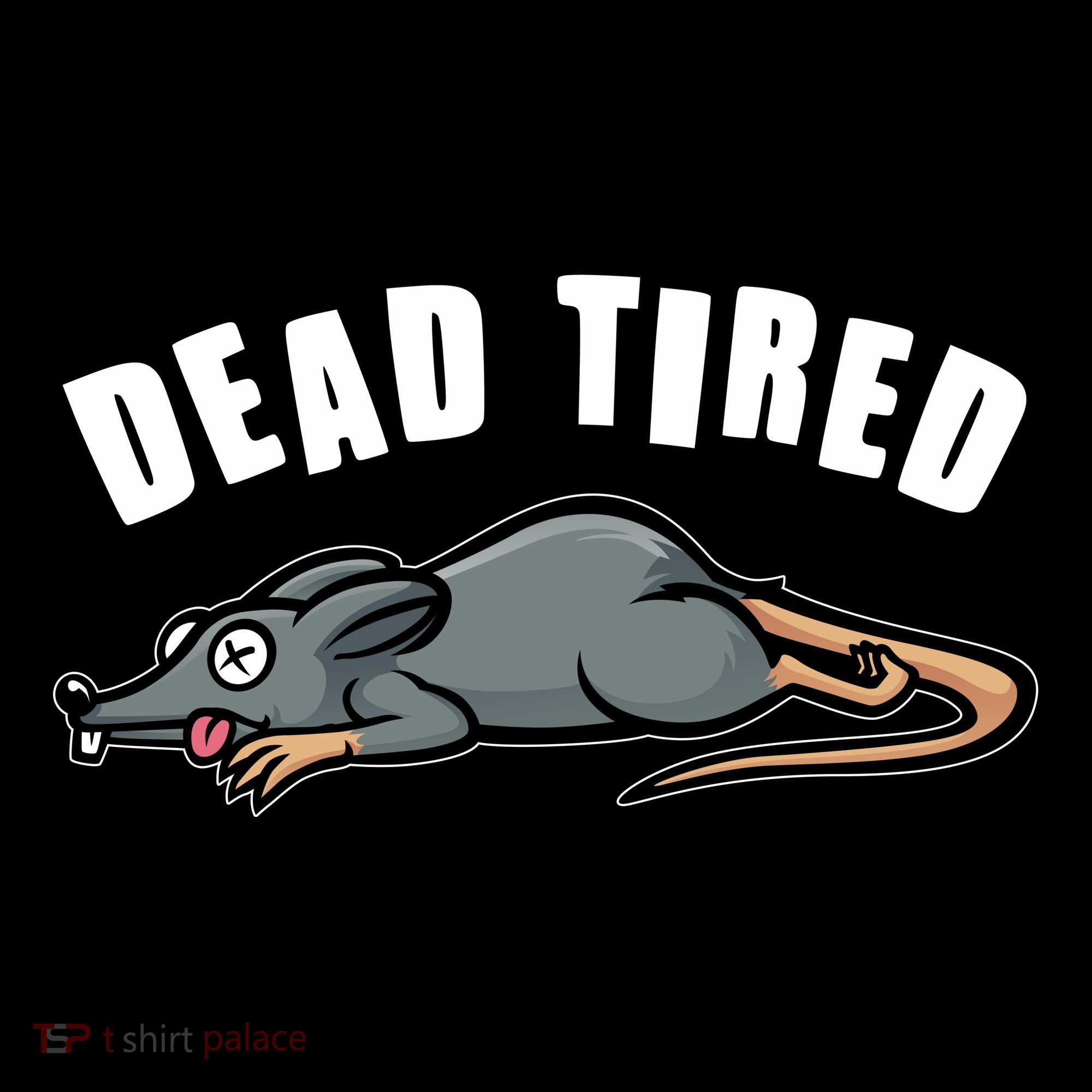 Funny Dead Tired Dead Rat Mouse Kids Hoodie