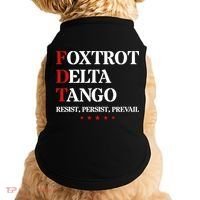 Foxtrot Delta Tango  Antitrump Doggie Tank thumb 0