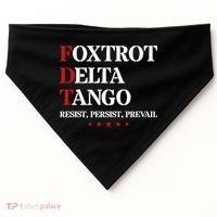Foxtrot Delta Tango  Antitrump USA-Made Doggie Bandana thumb 0