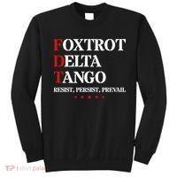 Foxtrot Delta Tango  Antitrump Sweatshirt thumb 0