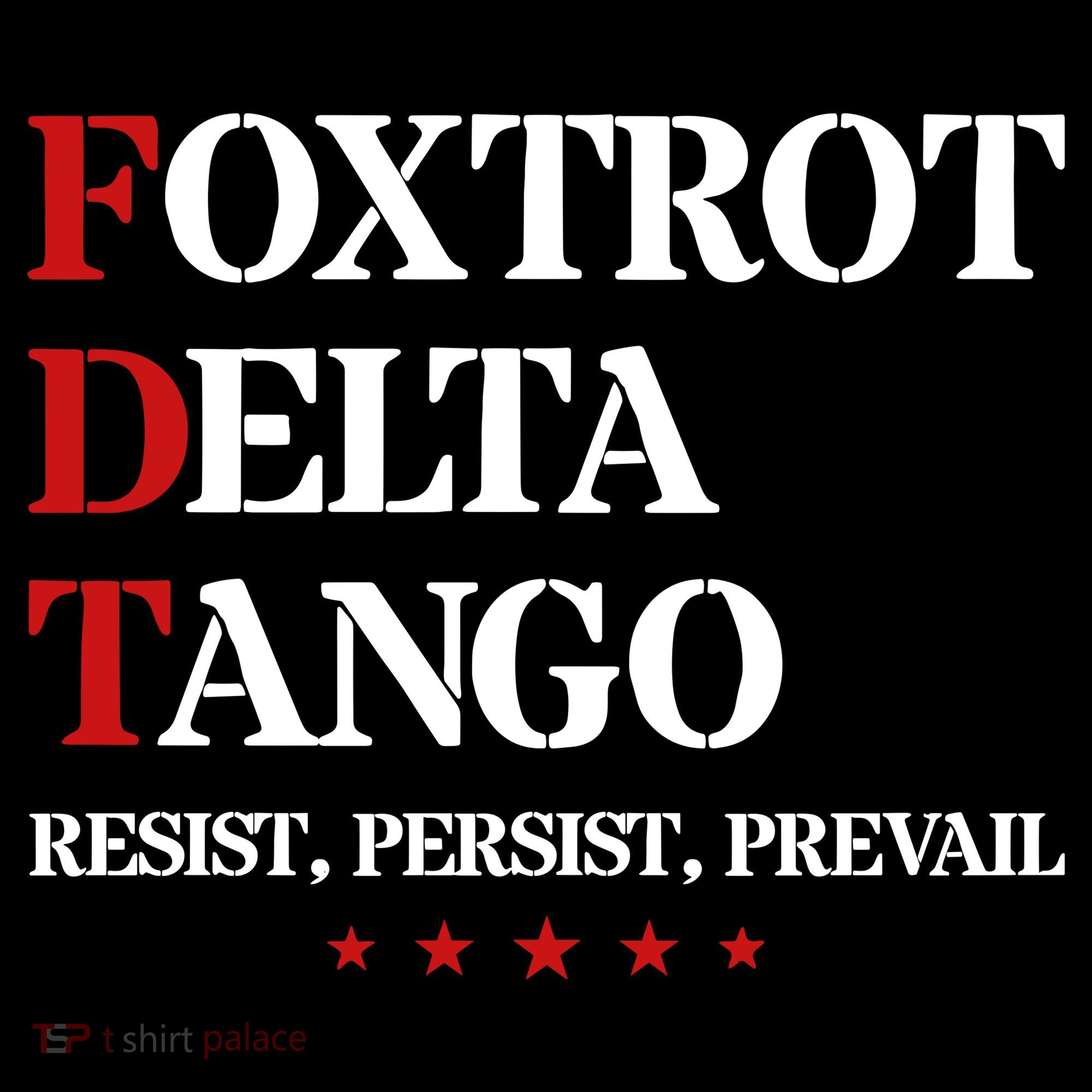 Foxtrot Delta Tango  Antitrump Button