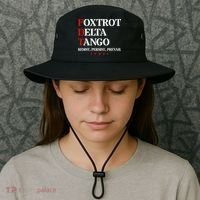 Foxtrot Delta Tango  Antitrump Bucket Hat thumb 3