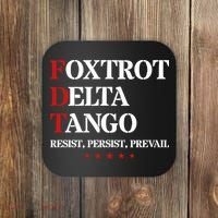 Foxtrot Delta Tango  Antitrump Coaster thumb 0
