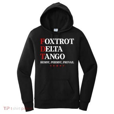 Foxtrot Delta Tango  Antitrump Women's Hoodie
