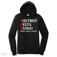Foxtrot Delta Tango  Antitrump Women's Hoodie thumb 0