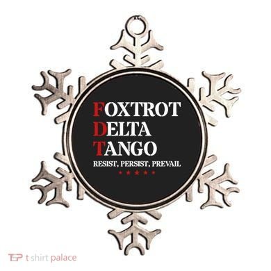 Foxtrot Delta Tango  Antitrump Ornament