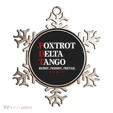 Foxtrot Delta Tango  Antitrump Ornament