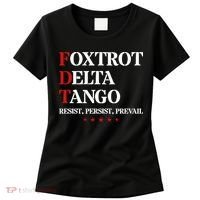 Foxtrot Delta Tango  Antitrump Women's T-Shirt thumb 0