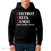 Foxtrot Delta Tango  Antitrump Kids Hoodie thumb 4