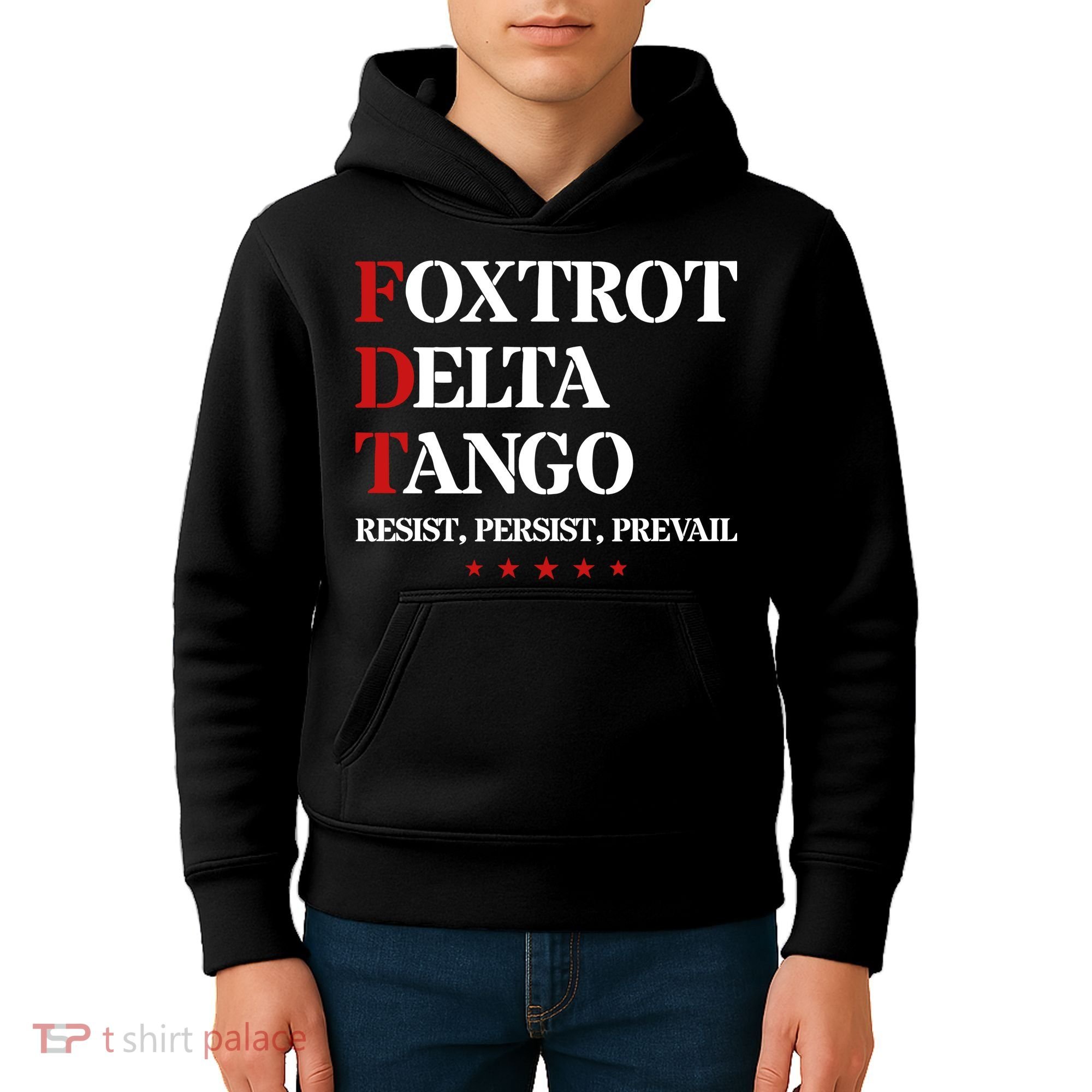 Foxtrot Delta Tango  Antitrump Kids Hoodie