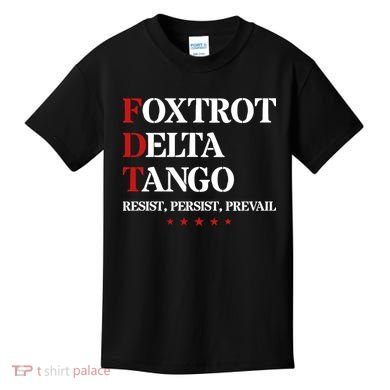 Foxtrot Delta Tango  Antitrump Kids T-Shirt