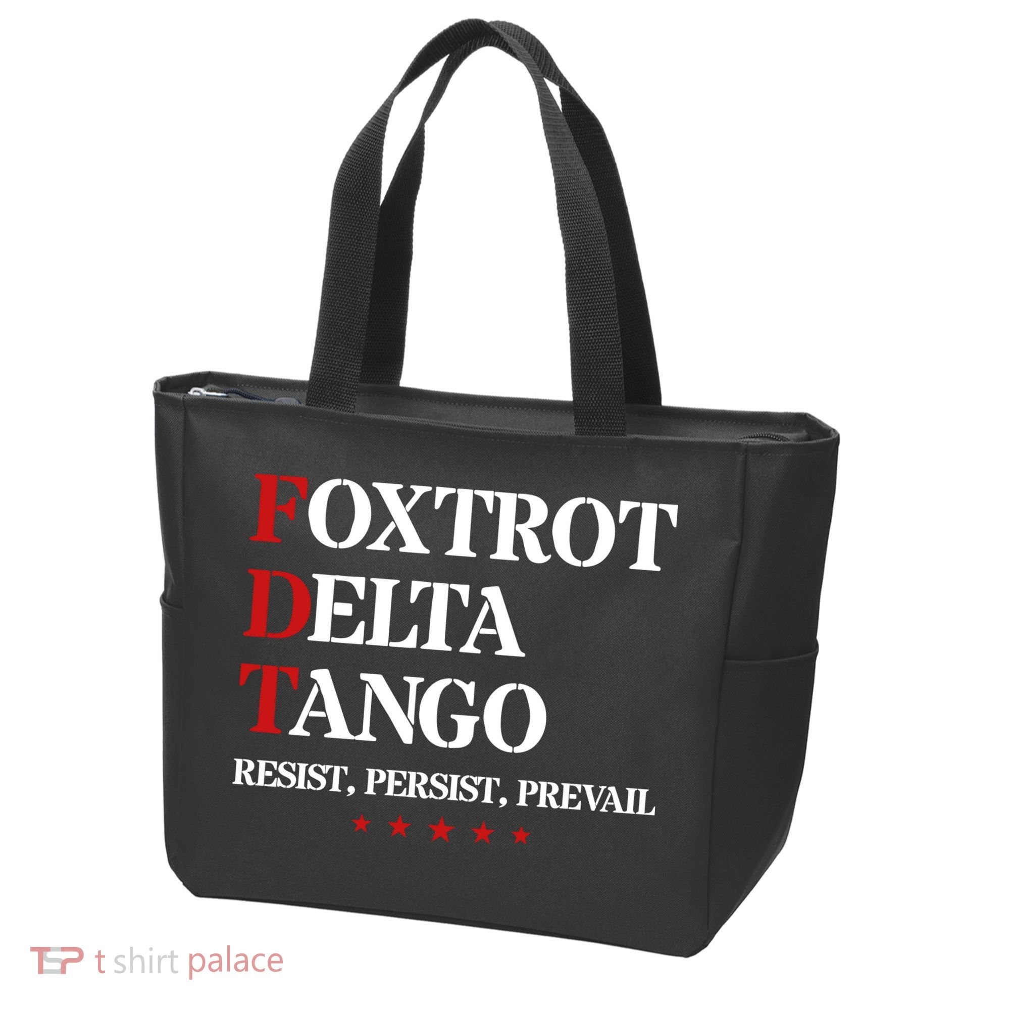 Foxtrot Delta Tango  Antitrump Tote Bag