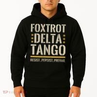 Foxtrots Deltas Tangos Resist Camo Camouflage Parks Hunting Hoodie thumb 2