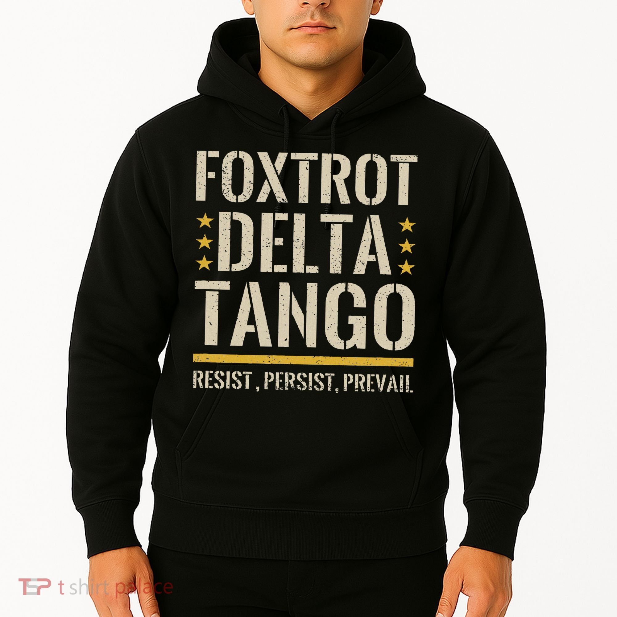 Foxtrots Deltas Tangos Resist Camo Camouflage Parks Hunting Hoodie