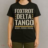 Foxtrots Deltas Tangos Resist Camo Camouflage Parks Hunting T-Shirt thumb 4