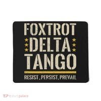 Foxtrots Deltas Tangos Resist Camo Camouflage Parks Hunting Mousepad thumb 0
