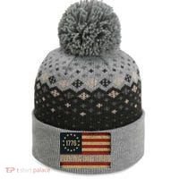 Feeling Dog Tired Fdt Anti Trump The Baniff Cuffed Pom Beanie thumb 0