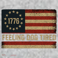 Feeling Dog Tired Fdt Anti Trump The Baniff Cuffed Pom Beanie thumb 2