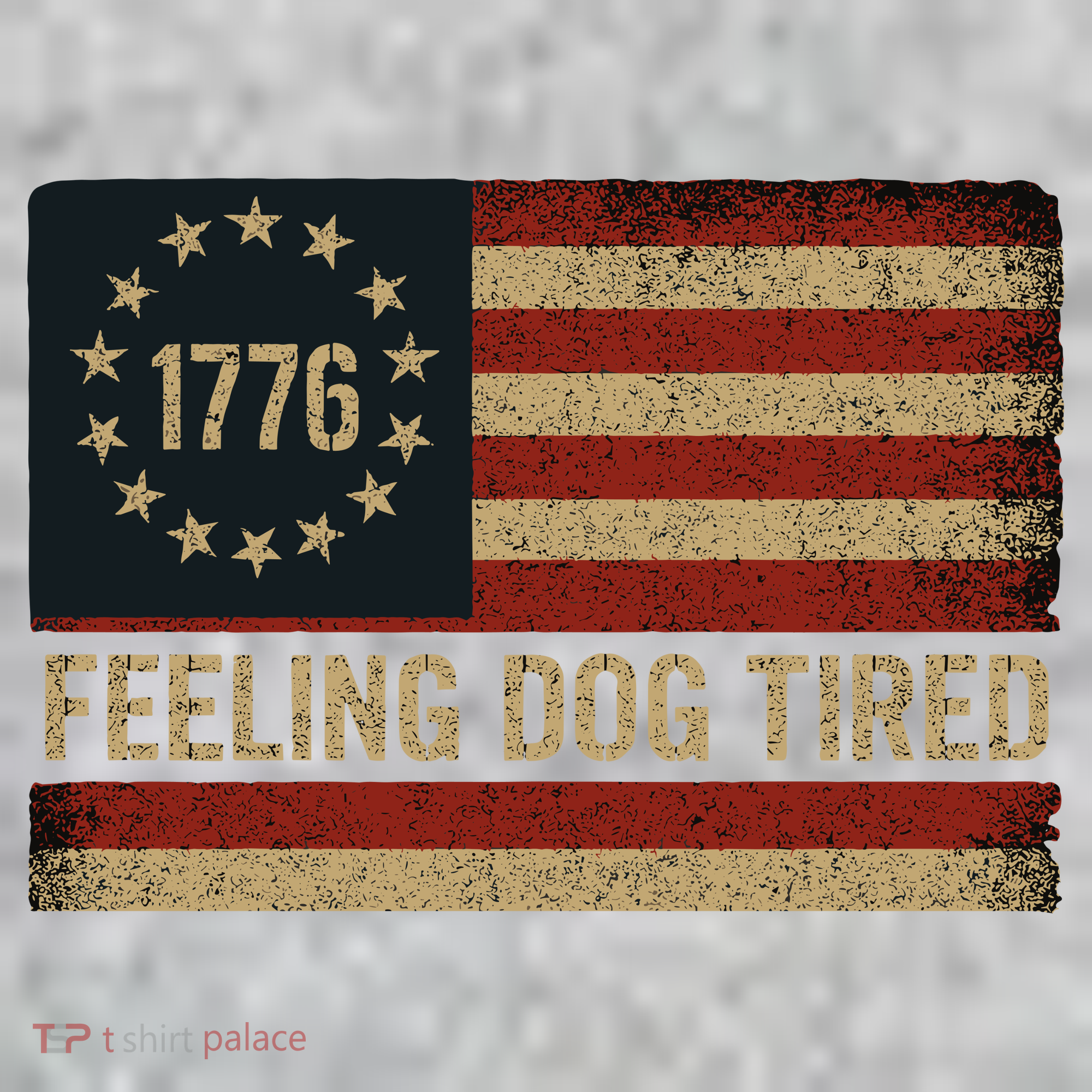 Feeling Dog Tired Fdt Anti Trump The Baniff Cuffed Pom Beanie