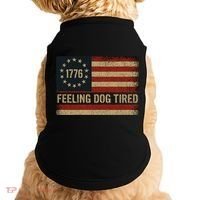 Feeling Dog Tired Fdt Anti Trump Doggie Tank thumb 0
