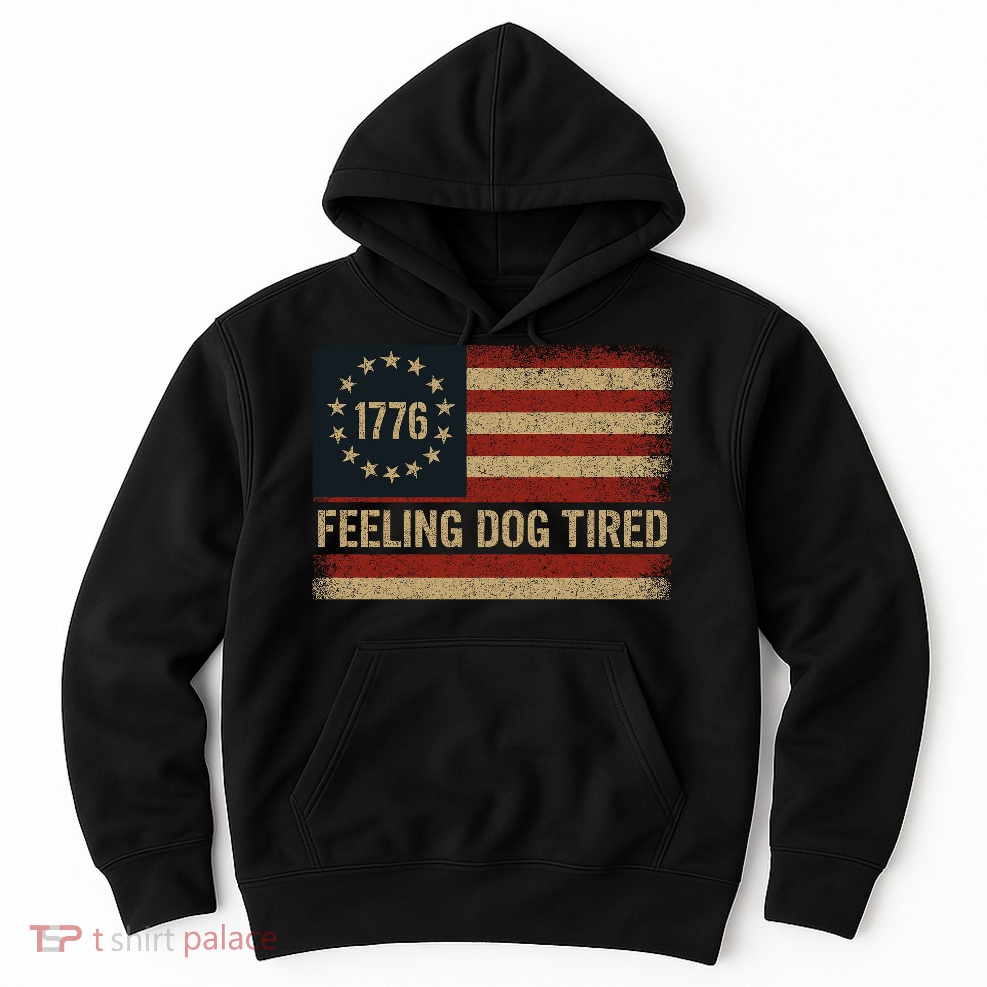Feeling Dog Tired Fdt Anti Trump Hoodie
