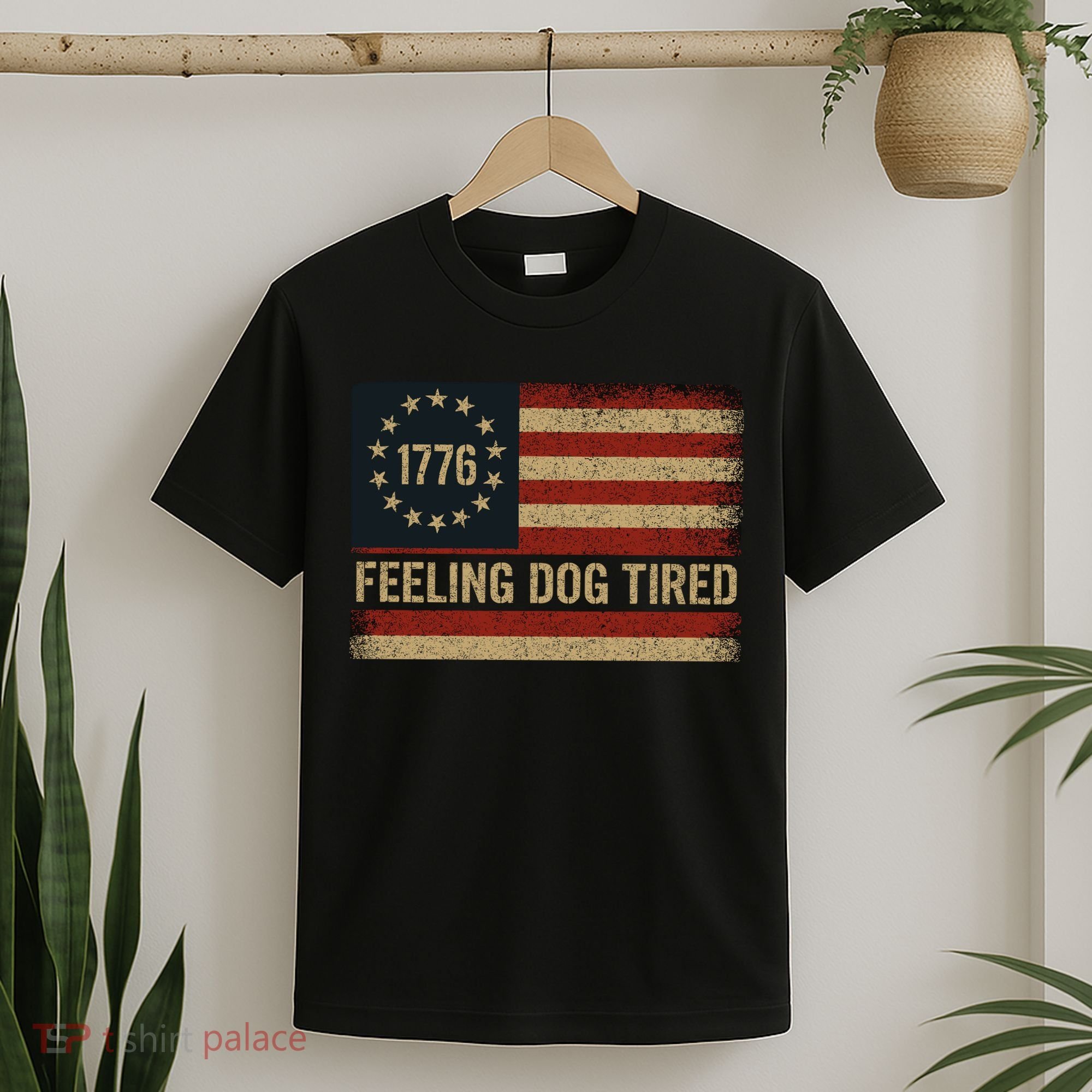 Feeling Dog Tired Fdt Anti Trump T-Shirt
