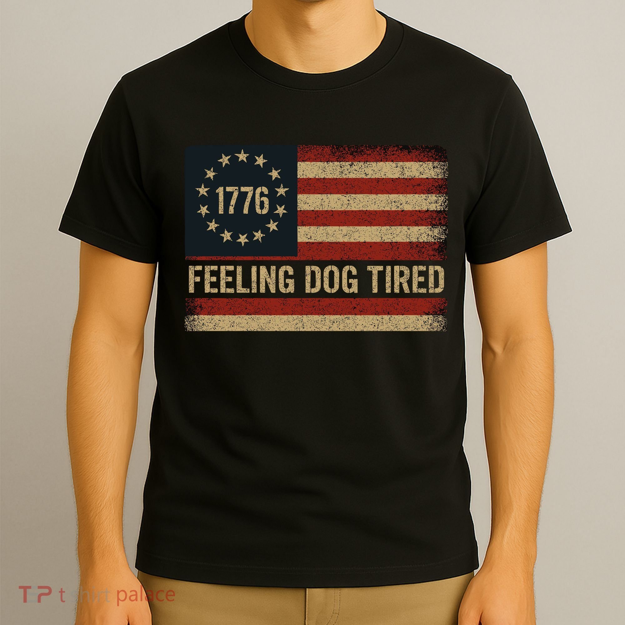 Feeling Dog Tired Fdt Anti Trump T-Shirt