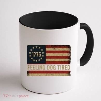 Feeling Dog Tired Fdt Anti Trump Coffee Mug back