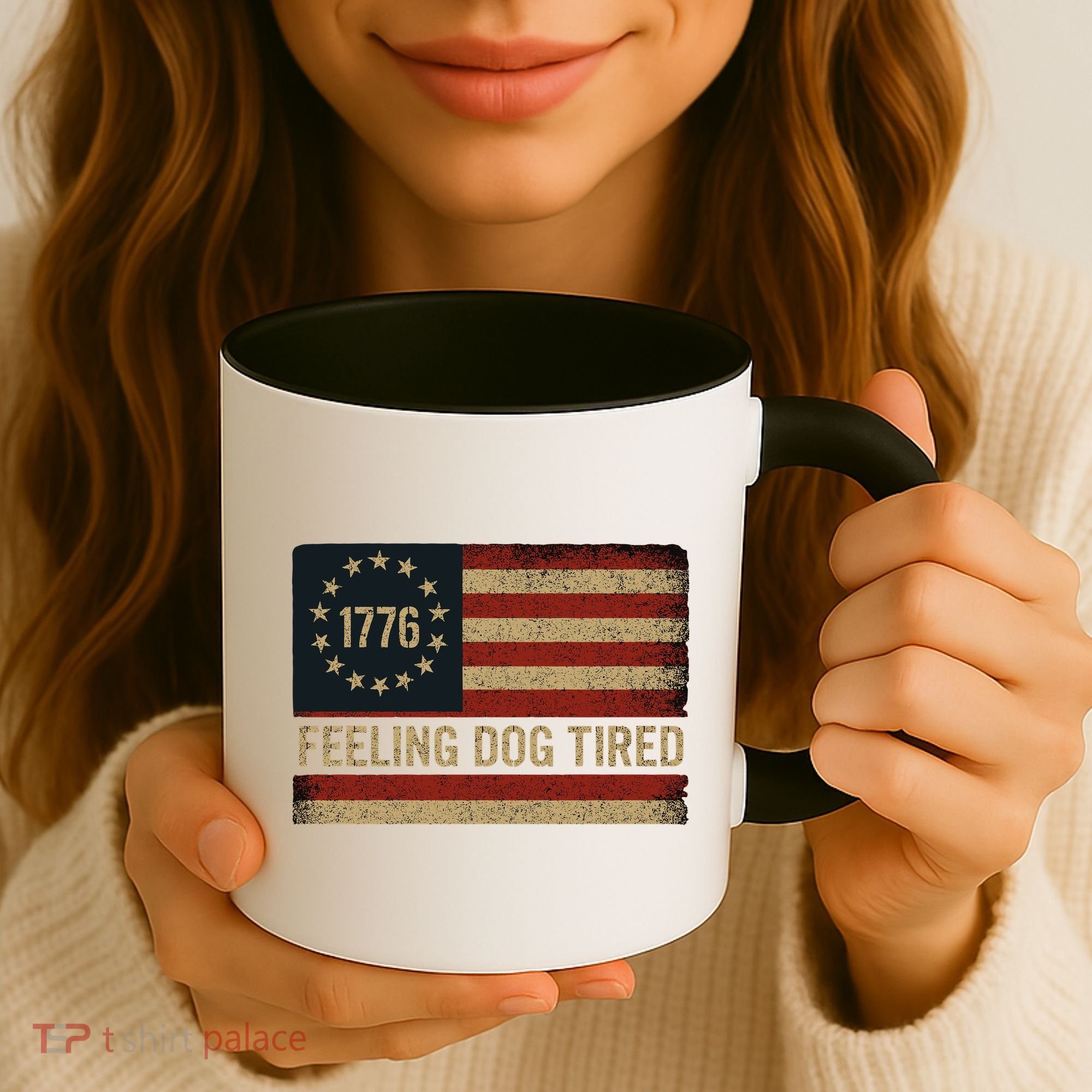 Feeling Dog Tired Fdt Anti Trump Coffee Mug
