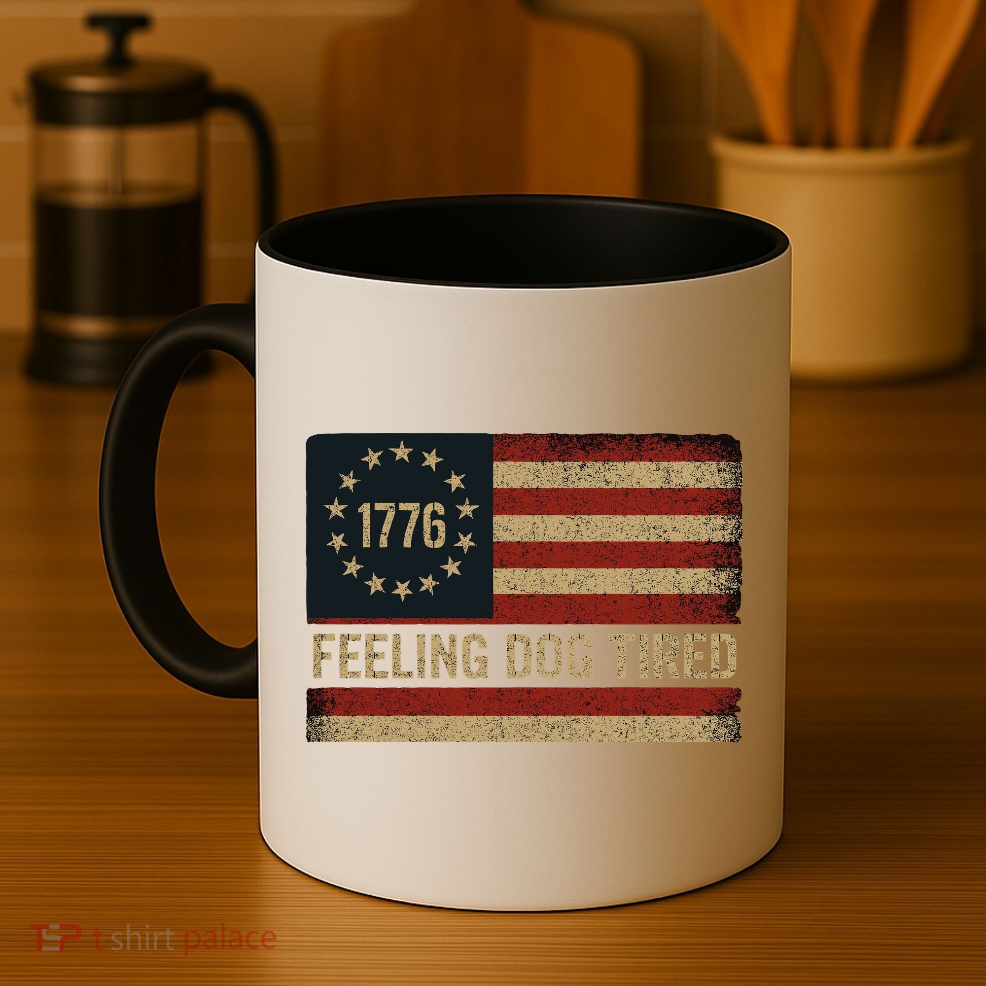 Feeling Dog Tired Fdt Anti Trump Coffee Mug