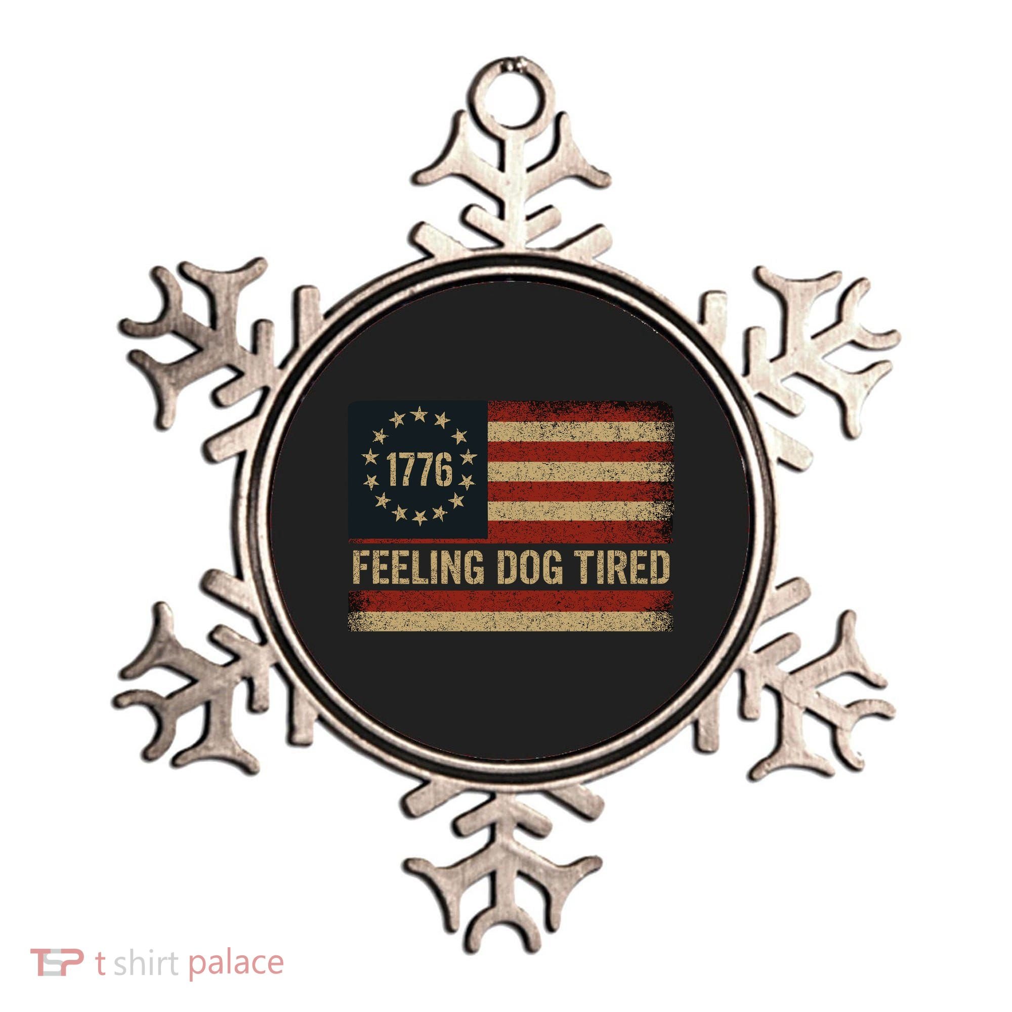 Feeling Dog Tired Fdt Anti Trump Ornament