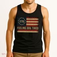 Feeling Dog Tired Fdt Anti Trump Tank Top thumb 3