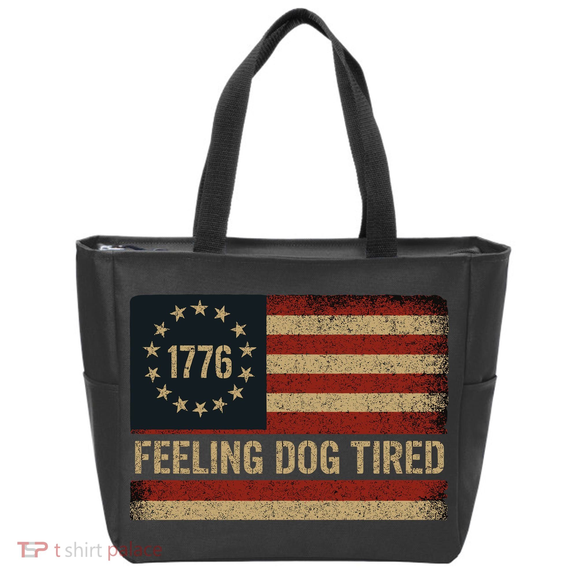 Feeling Dog Tired Fdt Anti Trump Tote Bag