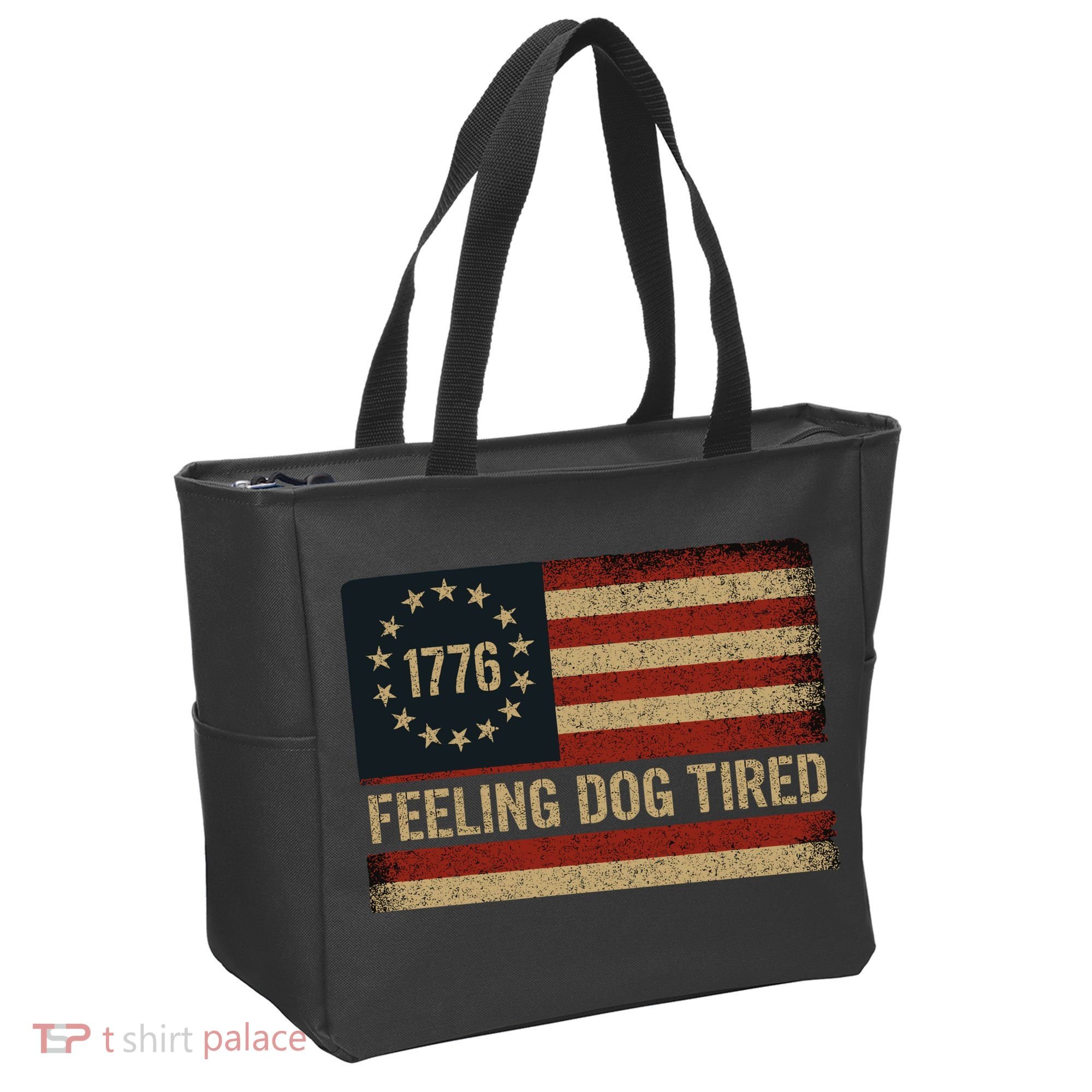 Feeling Dog Tired Fdt Anti Trump Tote Bag