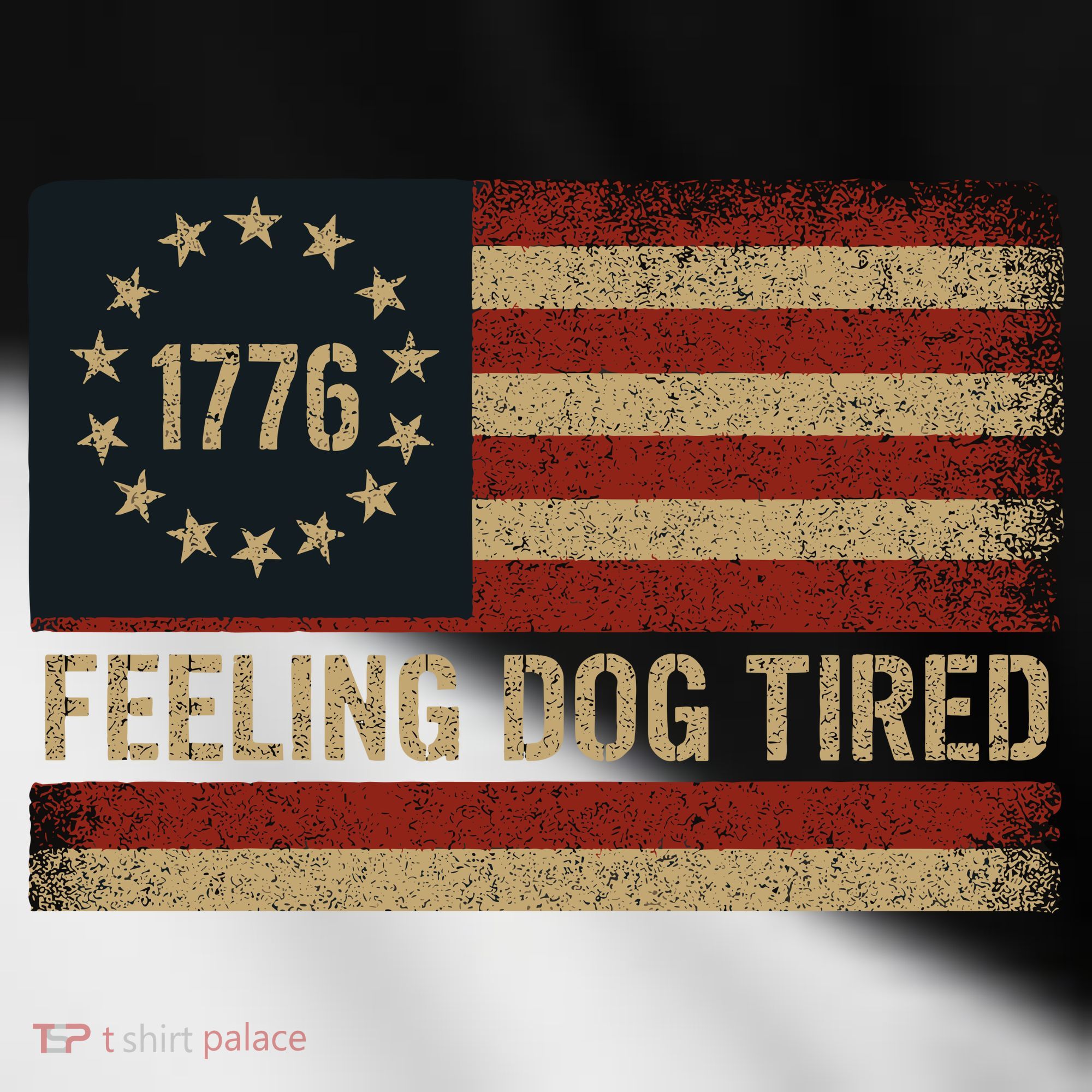 Feeling Dog Tired Fdt Anti Trump Toddler Fine Jersey T-Shirt