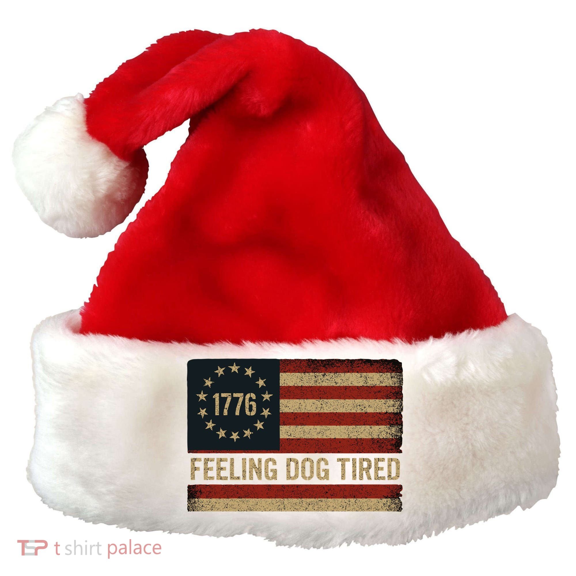 Feeling Dog Tired Fdt Anti Trump Santa Hat