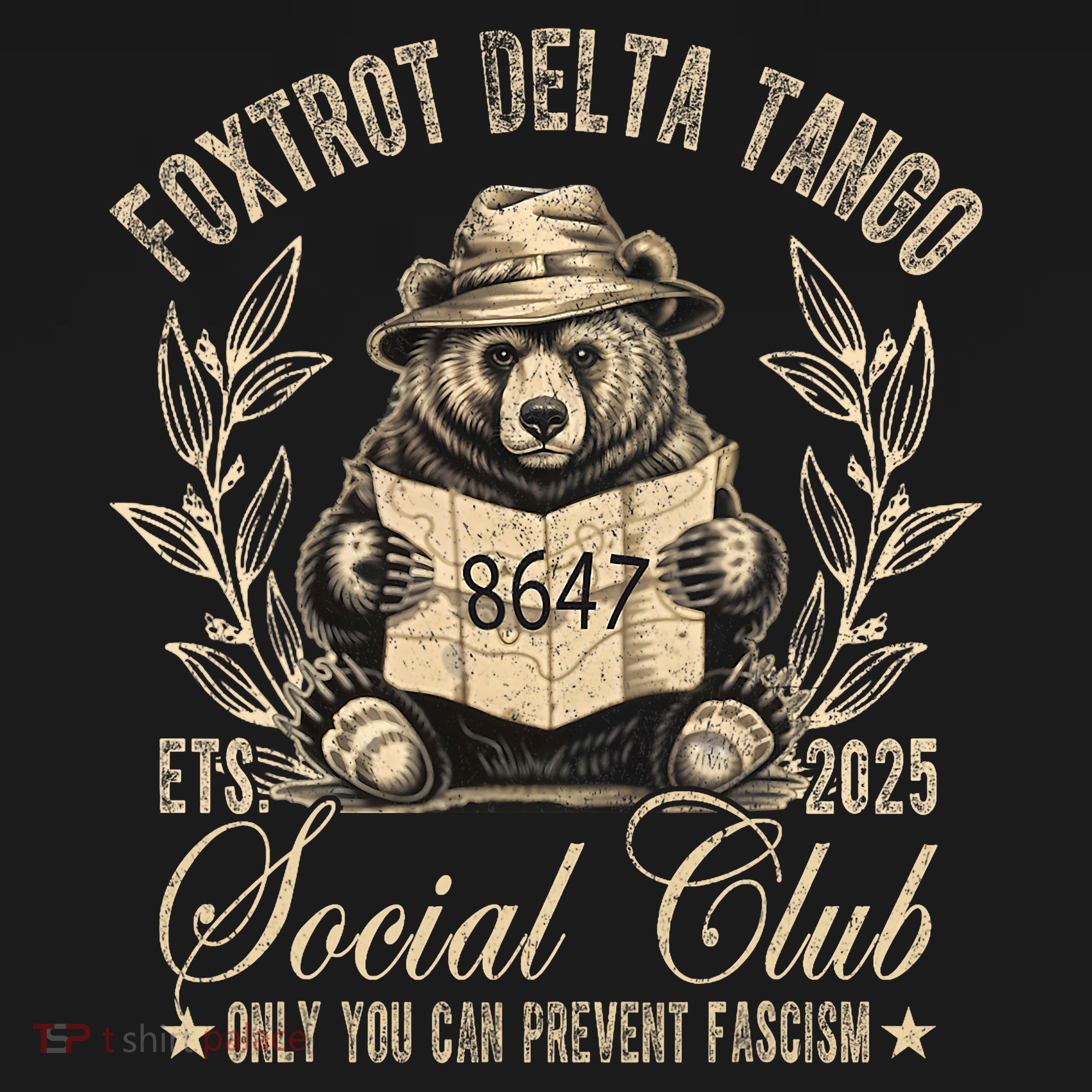 Foxtrot Delta Tango Social Club Only You Can Prevent Fascism  Long Sleeve Shirt