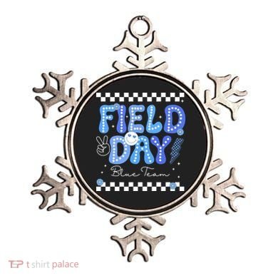 Field Day Trip Blue Team Color Game Competition Ornament