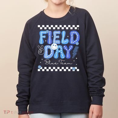 Field Day Trip Blue Team Color Game Competition Women's Sweatshirt