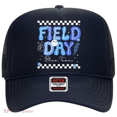 Field Day Trip Blue Team Color Game Competition Hat