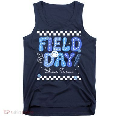 Field Day Trip Blue Team Color Game Competition Tank Top