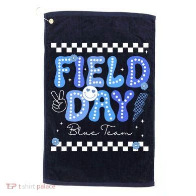 Field Day Trip Blue Team Color Game Competition Golf Towel