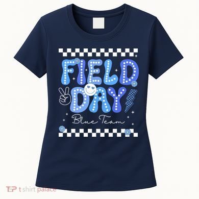 Field Day Trip Blue Team Color Game Competition Women's T-Shirt