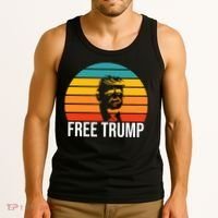 Free Donald Trump From Prison Tank Top thumb 3