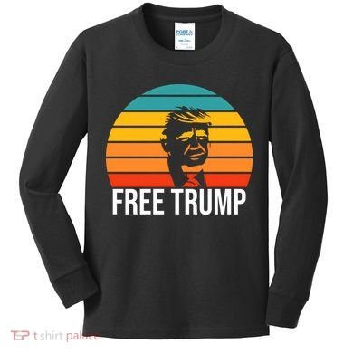 Free Donald Trump From Prison Kids Long Sleeve Shirt